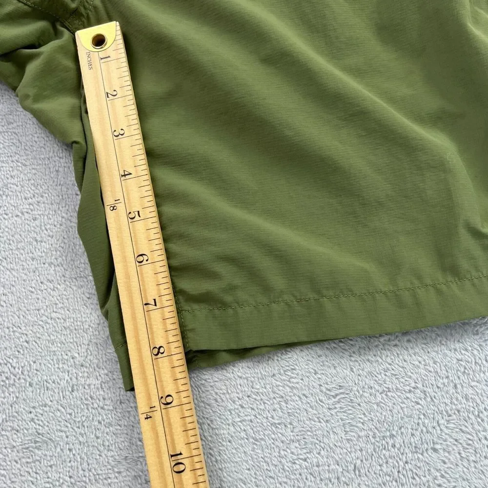 The North Face Swim Trunks Men FlashDry Medium Green Nylon Board Shorts Swimwear